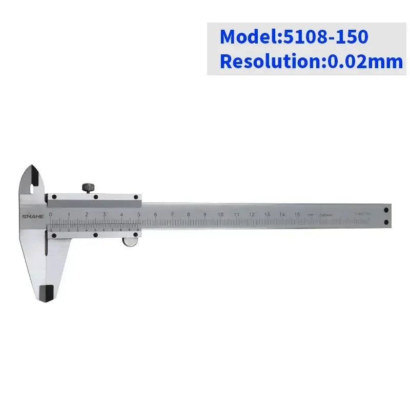0-150 Mm 0.02 Mm Vernier Caliper Stainless Steel Micrometer Gauge Measurement Tools