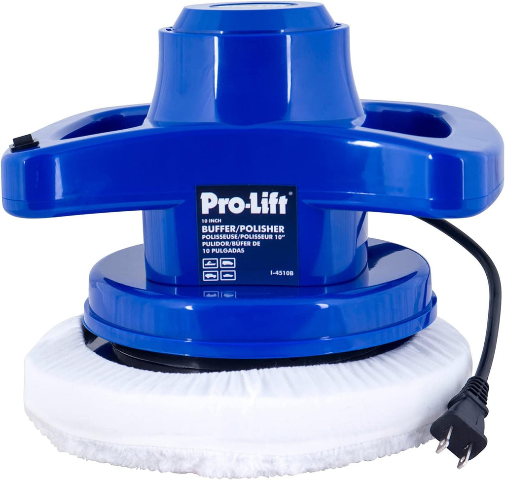 10-Inch Buffer/Polisher - Powerful and User-Friendly Tool with 3200 RPM for Car Detailing,Blue