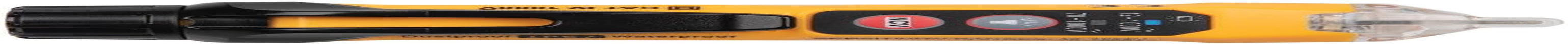 NCVT3P Dual Range Non Contact Voltage Tester, 12 - 1000V AC Pen, Flashlight, Audible and Flashing LED Alarms, Pocket Clip