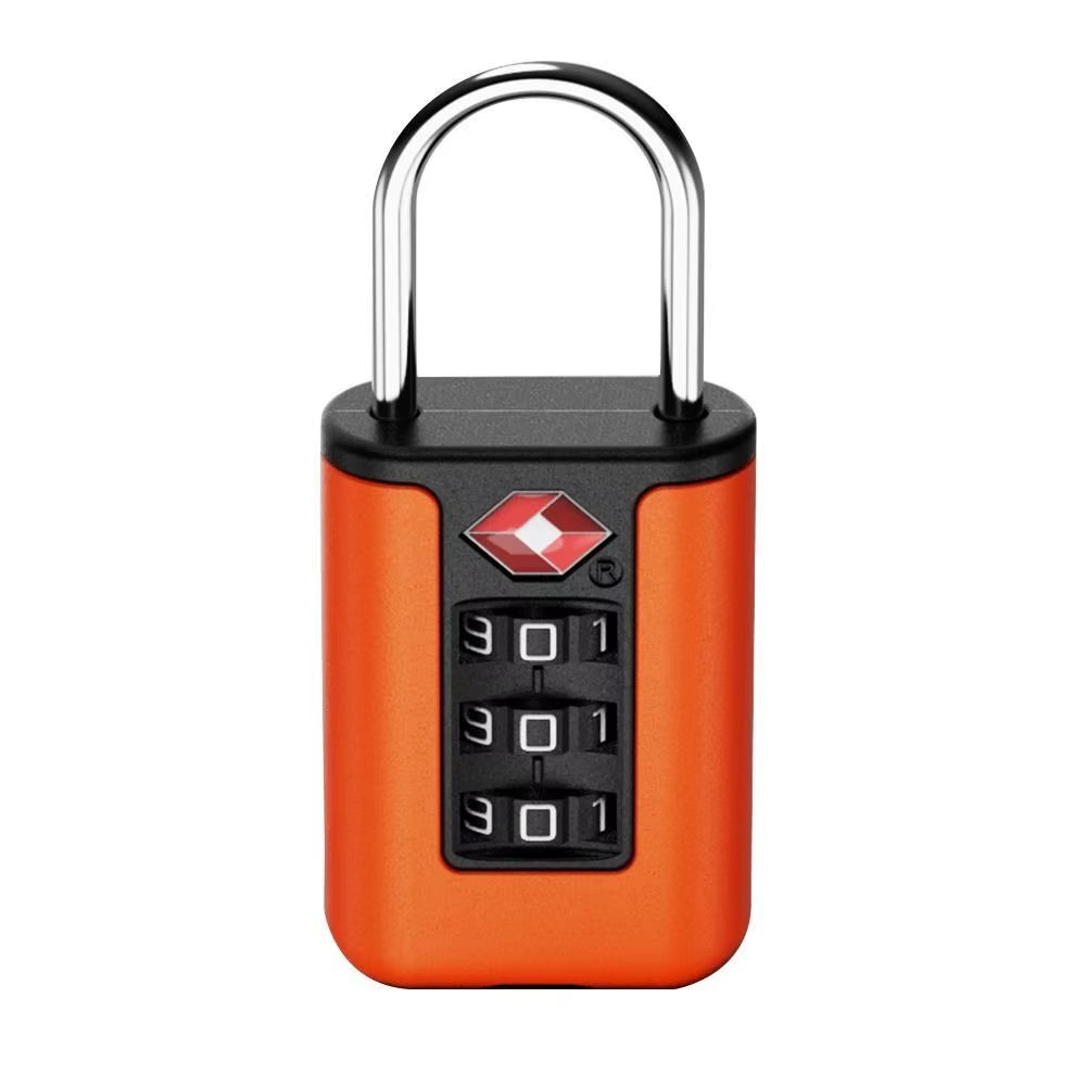 3 Digit Password Lock Mini Luggage Padlock Resettable Coded Lock Combination Lock Dormitory Cabinet Lock Backpack Zipper Lock