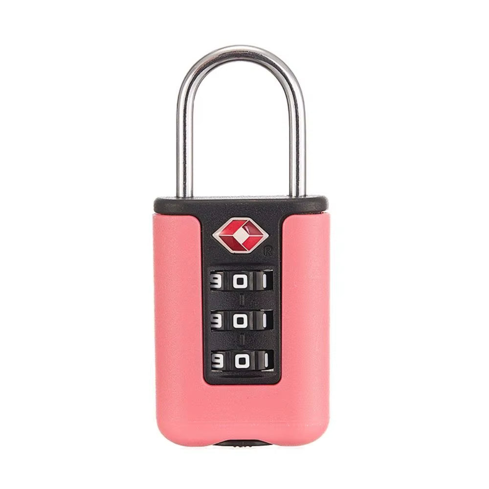 3 Digit Password Lock Mini Luggage Padlock Resettable Coded Lock Combination Lock Dormitory Cabinet Lock Backpack Zipper Lock