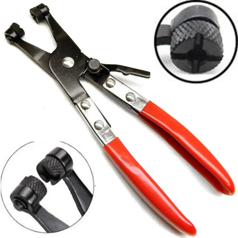 Car Fuel Oil Water Hose Clamp Pliers Hand Tool Long Reach Wire Spring Hose Clamp Pliers Remover for Auto Coolant Radiator Heater