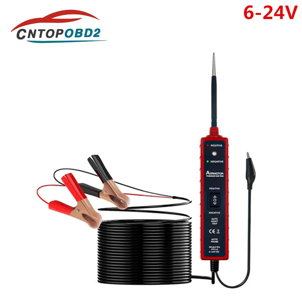Automotive Electric Circuit Tester Car Electrical System Tester Automobile Circuit Tester with Power Switch Vehicle Diagnostic